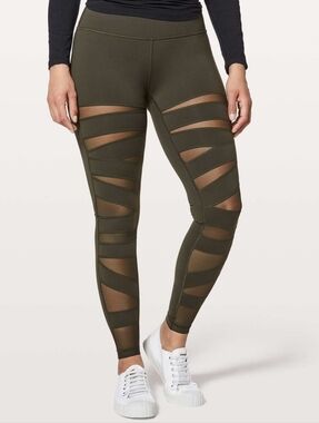 💥 Lululemon Wunder Under Pant (Hi-Rise) *Tech Mesh 28"